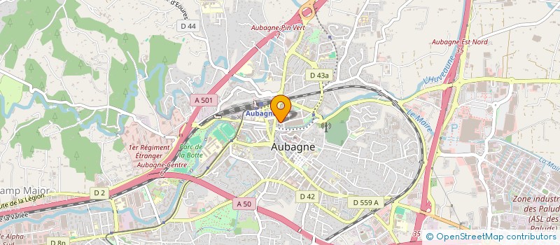 localisation de l'entreprise LE VERGER à AUBAGNE