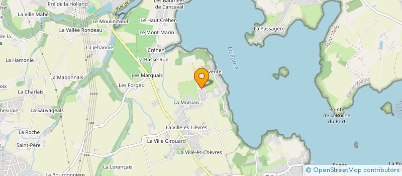 localisation de l'entreprise LE VERGER  PLEURTUIT