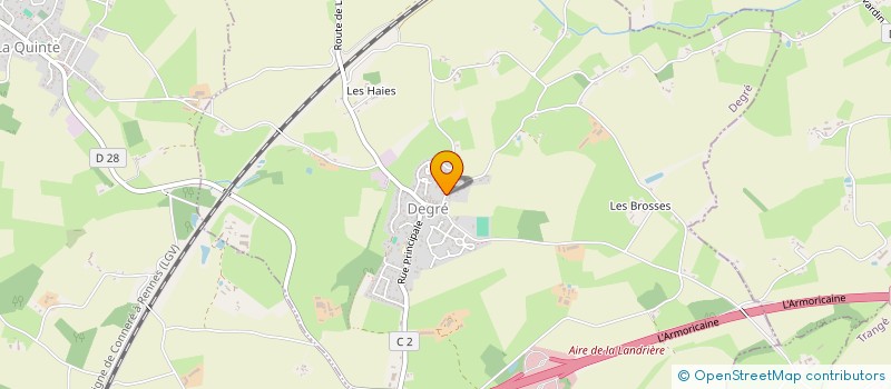 localisation de l'entreprise LE VERGER  LA CHAPELLE-SAINT-AUBIN