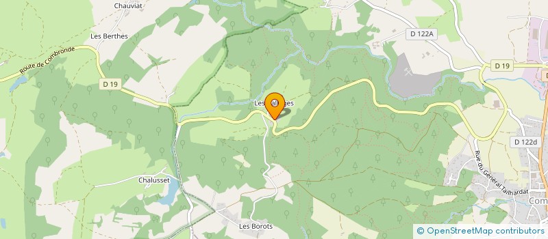 localisation de l'entreprise LE VERGER  COMBRONDE