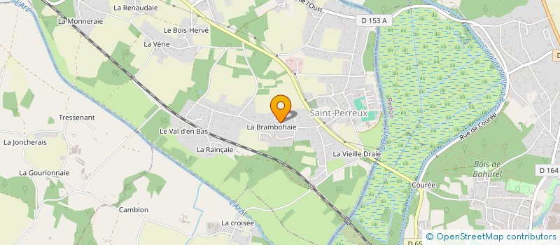 localisation de l'entreprise LE VERGER  SAINT-PERREUX