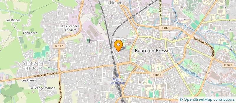 localisation de l'entreprise LE VERGER à BOURG-EN-BRESSE