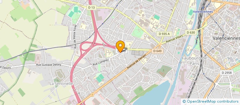 localisation de l'entreprise LE VERGER  VALENCIENNES