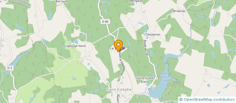 localisation de l'entreprise LE VERGER  SAINT-ESTEPHE