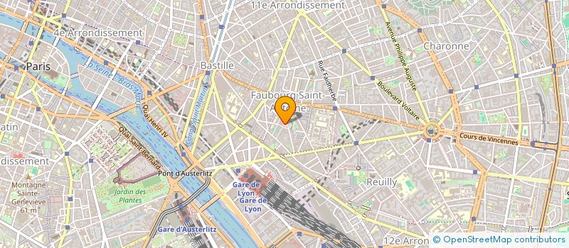 localisation de l'entreprise LE VERGER D ALIGRE  PARIS