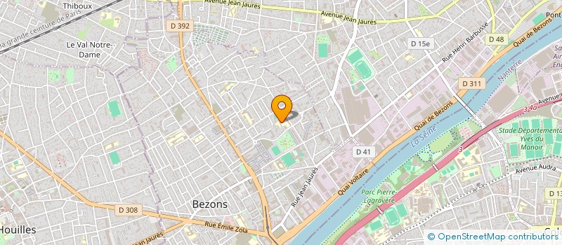 localisation de l'entreprise LE VERGER D'AUGUSTIN  BEZONS