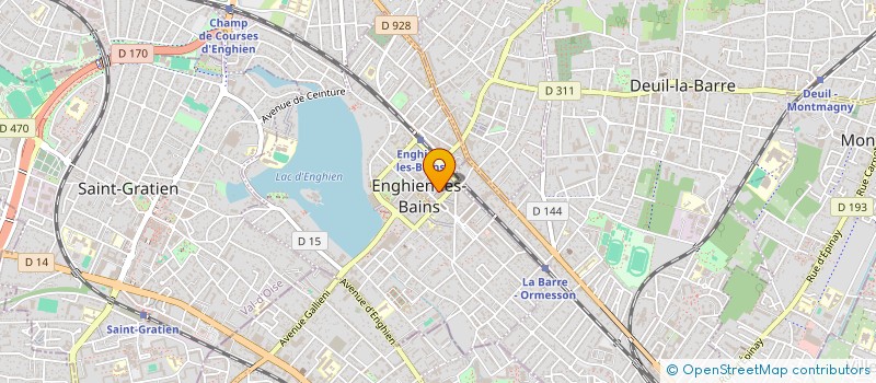 localisation de l'entreprise LE VERGER D'ENGHIEN à ENGHIEN-LES-BAINS