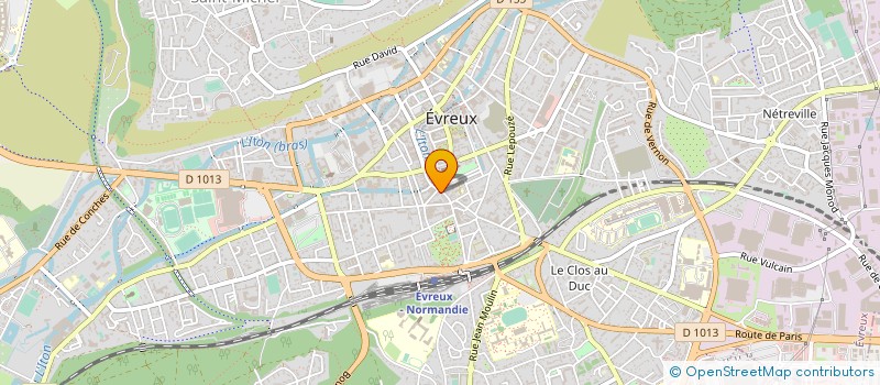 localisation de l'entreprise LE VERGER D'EVREUX à EVREUX