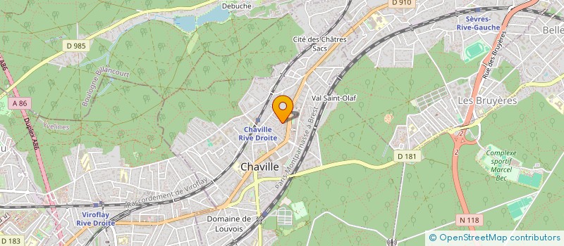 localisation de l'entreprise LE VERGER DE AILIS  CHAVILLE