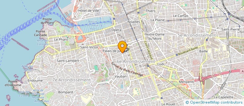 localisation de l'entreprise LE VERGER DE BRETEUIL à MARSEILLE