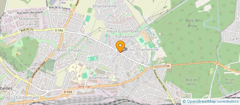 localisation de l'entreprise LE VERGER DE BROU  BROU-SUR-CHANTEREINE