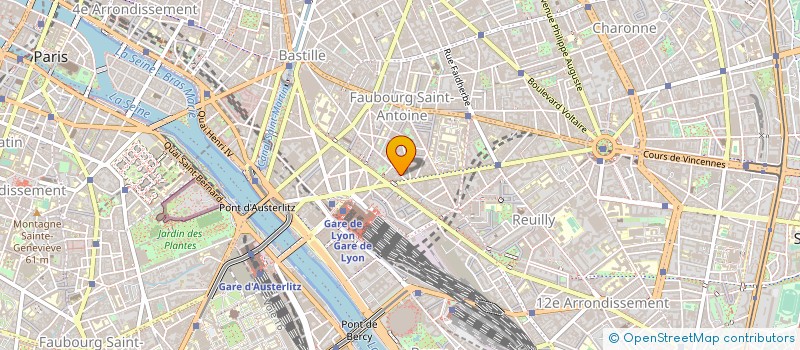 localisation de l'entreprise LE VERGER DE CAMELINAT à PARIS