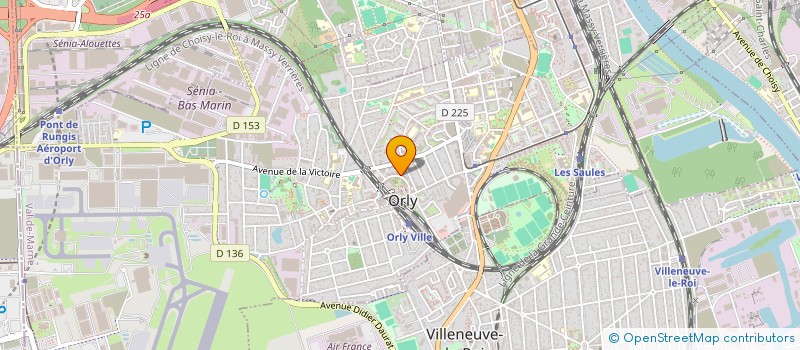 localisation de l'entreprise LE VERGER DE CAROLINE  ORLY