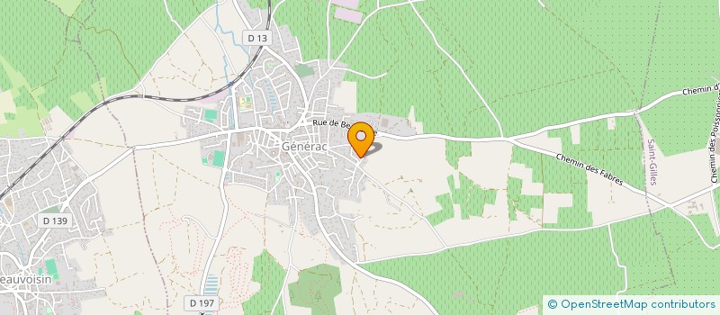 localisation de l'entreprise LE VERGER DE CATHY  GENERAC