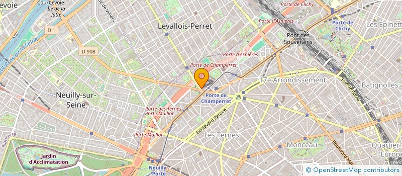 localisation de l'entreprise LE VERGER DE CHAMPERRET  PARIS