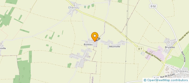 localisation de l'entreprise LE VERGER DE CHENOU  CHENOU