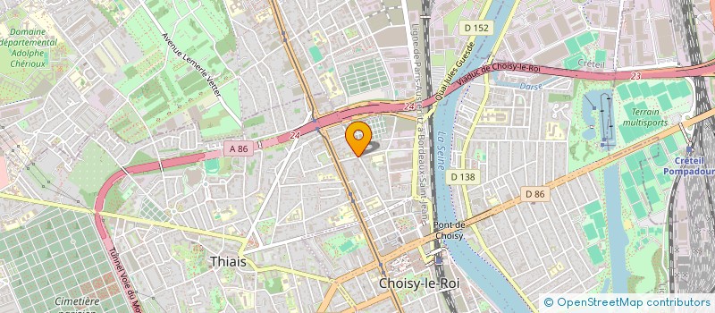 localisation de l'entreprise LE VERGER DE CHOISY à CHOISY-LE-ROI