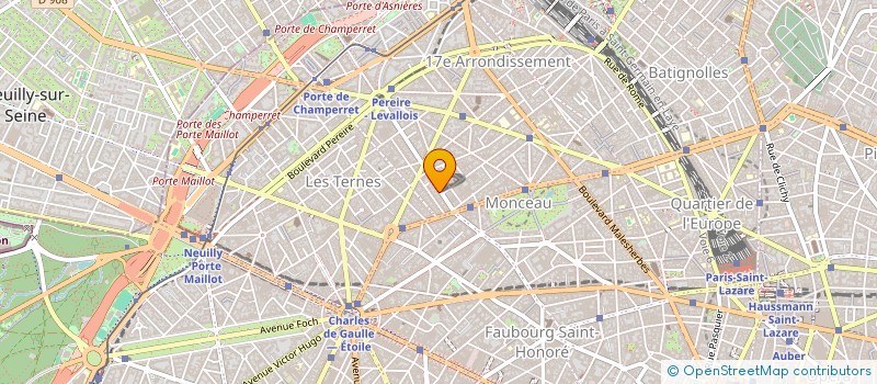 localisation de l'entreprise LE VERGER DE COURCELLES  PARIS