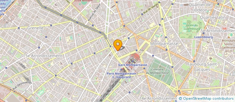 localisation de l'entreprise LE VERGER DE FALGUIERE  PARIS