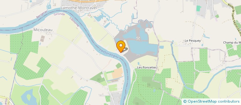 localisation de l'entreprise LE VERGER DE GRANGENEUVE à SAINT-SEURIN-DE-PRATS