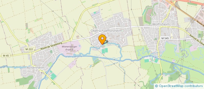 localisation de l'entreprise LE VERGER DE JOSEPHINE  OBERSCHAEFFOLSHEIM