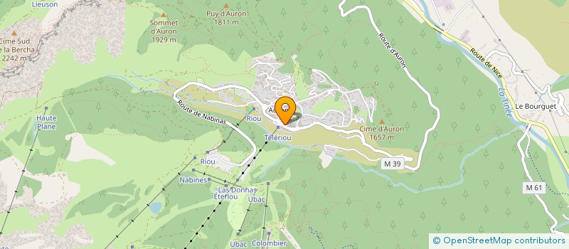 localisation de l'entreprise LE VERGER DE LA HAUTE TINEE  SAINT-ETIENNE-DE-TINEE