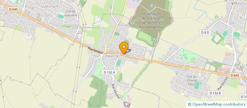 localisation de l'entreprise LE VERGER DE LEWARDE à LEWARDE