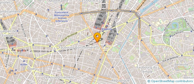 localisation de l'entreprise LE VERGER DE MAGENTA  PARIS