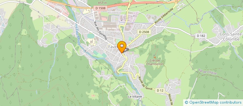 localisation de l'entreprise LE VERGER DE PROVENCE à FAVERGES-SEYTHENEX