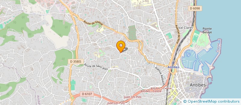 localisation de l'entreprise LE VERGER DE RABIAC  ANTIBES