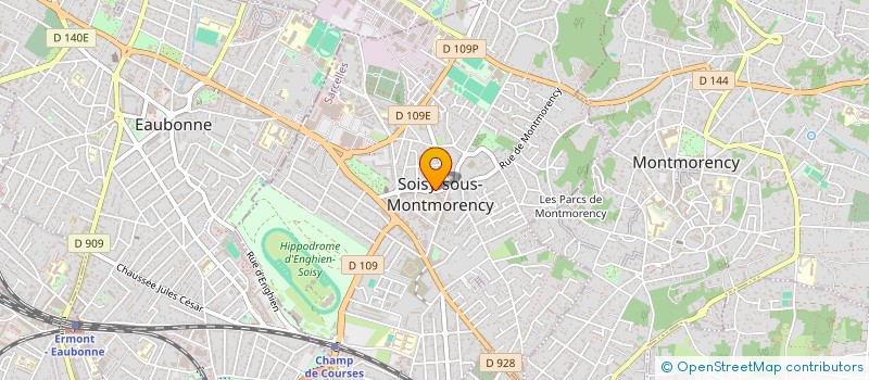 localisation de l'entreprise LE VERGER DE SOISY  SOISY-SOUS-MONTMORENCY