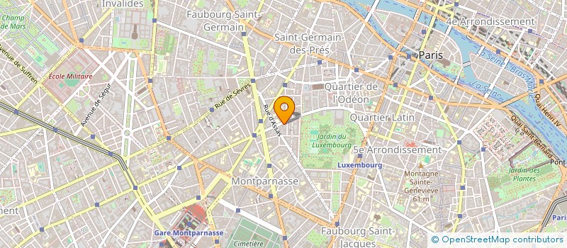 localisation de l'entreprise LE VERGER DE VAUGIRARD  PARIS