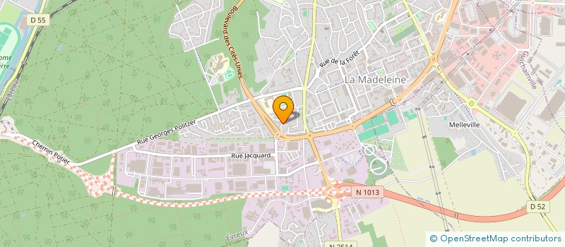 localisation de l'entreprise LE VERGER DES BARIS  EVREUX