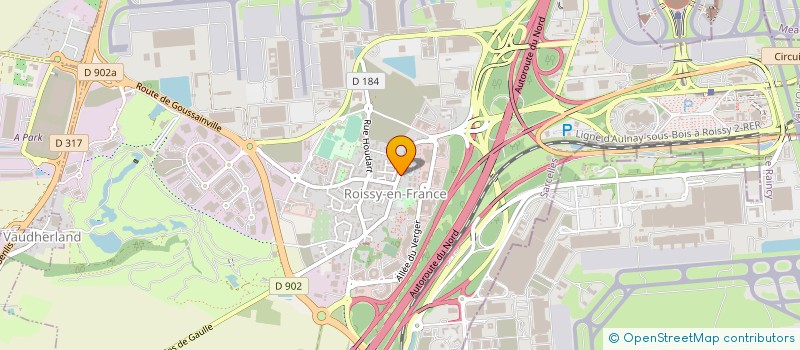 localisation de l'entreprise LE VERGER DES DEUX CEDRES  ROISSY-EN-FRANCE