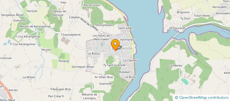 localisation de l'entreprise LE VERGER DES ECURIES  LOCQUENOLE