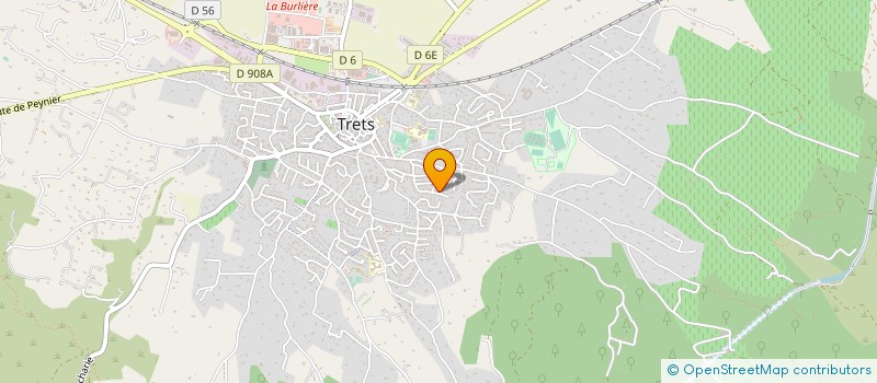localisation de l'entreprise LE VERGER DES FAMILLES à TRETS