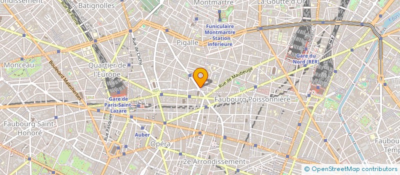 localisation de l'entreprise LE VERGER DES MARTYRS à PARIS
