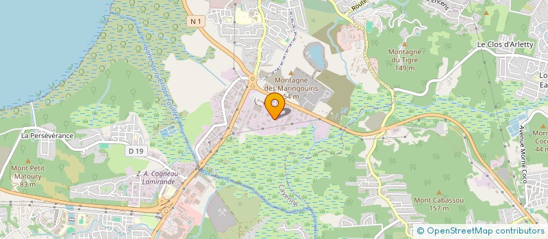 localisation de l'entreprise LE VERGER DES PITAYAS  CAYENNE