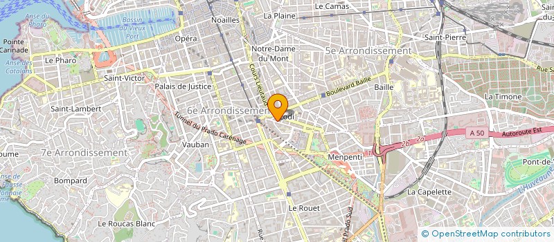 localisation de l'entreprise LE VERGER DES PRATS  MARSEILLE