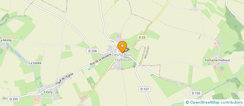 localisation de l'entreprise LE VERGER DES SOURCES  CESNY-LES-SOURCES