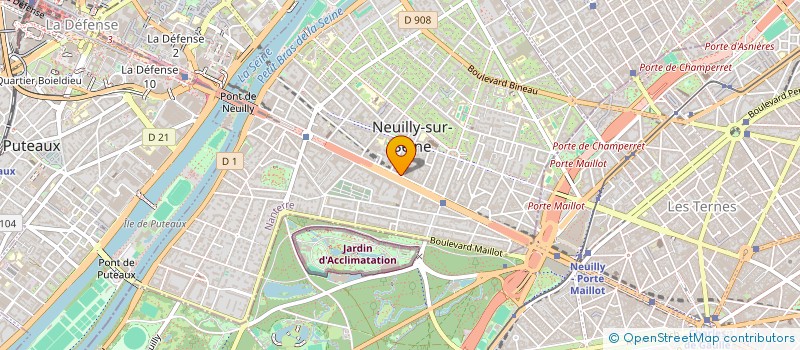 localisation de l'entreprise LE VERGER DU ROY à NEUILLY-SUR-SEINE
