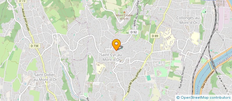 localisation de l'entreprise LE VERGER DU SOLEIL  SAINT-CYR-AU-MONT-D'OR