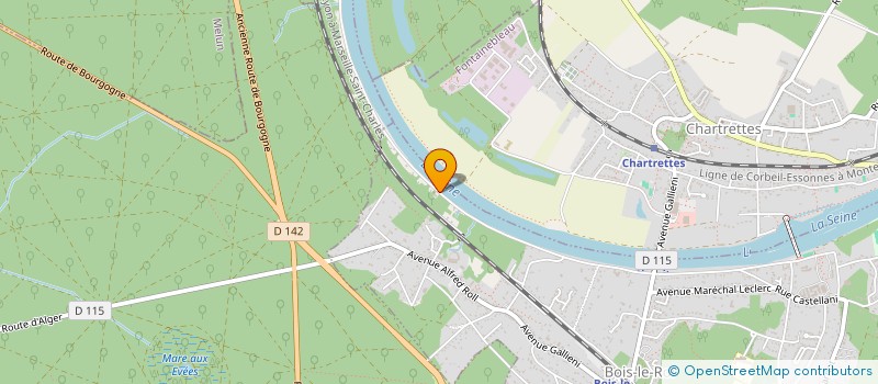 localisation de l'entreprise LE VERGER FLEURI à BOIS-LE-ROI