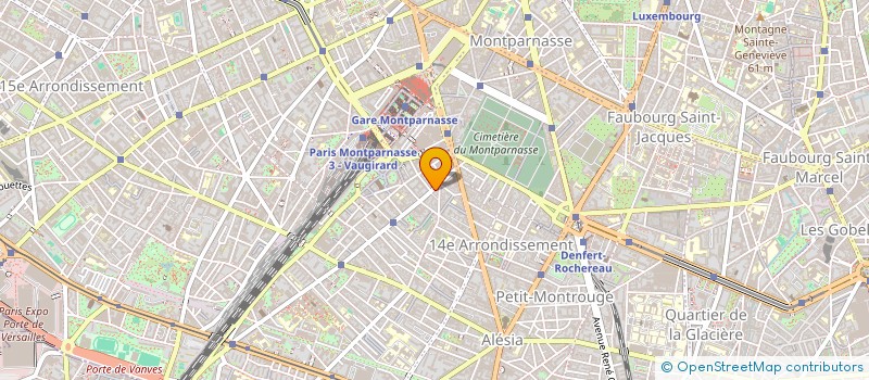 localisation de l'entreprise LE VERGER MONTPARNASSE  PARIS