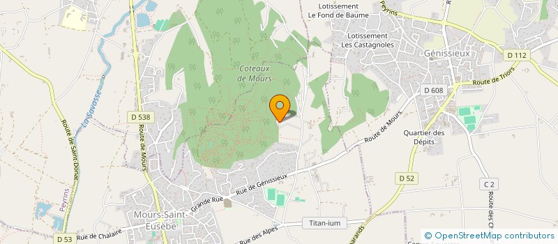 localisation de l'entreprise LE VERGER MOURSOIS  MOURS-SAINT-EUSEBE