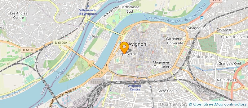 localisation de l'entreprise LE VERGER SAINT-SIMON à AVIGNON