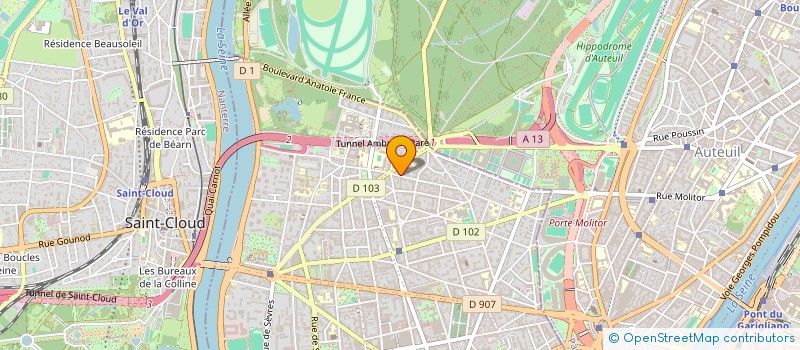 localisation de l'entreprise LE VERGER SARTHOIS à BOULOGNE-BILLANCOURT