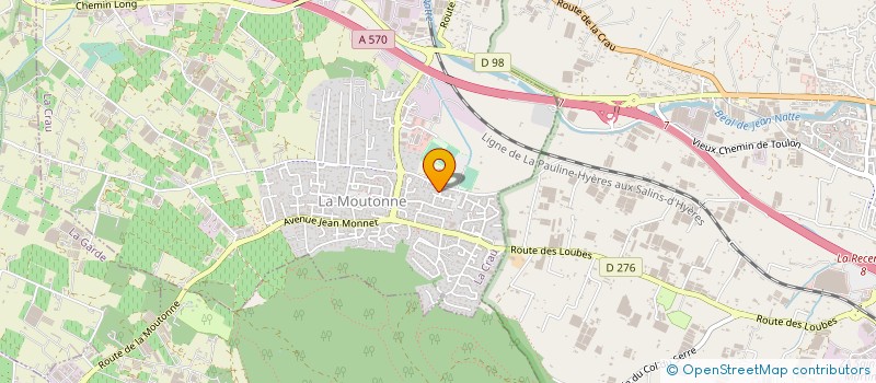 localisation de l'entreprise LE VERGER SOLEIL D'ANGE à LA CRAU