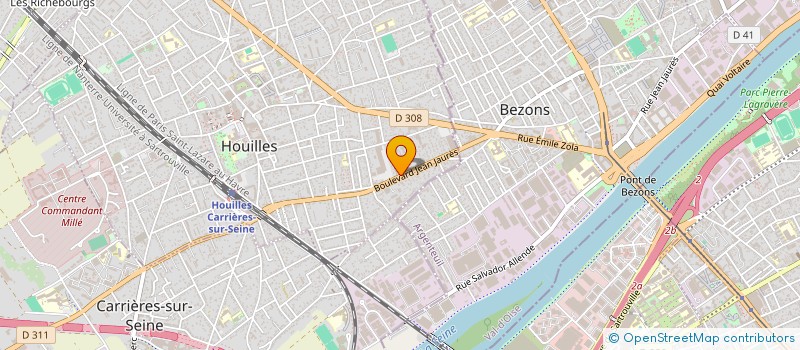 localisation de l'entreprise LE VERIN MECANIQUE à HOUILLES