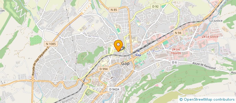 localisation de l'entreprise LE VERLAINE  GAP